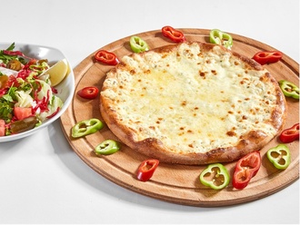 Beyaz Peynirli Kaşarlı Pide (Açık) görseli