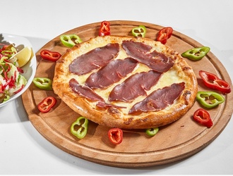Pastırmalı Kaşarlı Pide (Açık) görseli