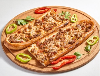 Kuşbaşılı Pide (Açık) görseli