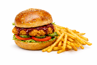 Bbq Çıtır Tavuk Burger görseli