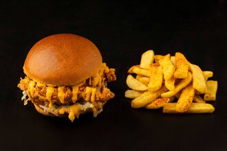 Chıcken Cheddar Burger Menu görseli