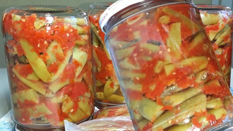 Ev Yapımı Zeytinyağlı Domatesli Taze Fasulye (Aç-ye)(550g) görseli