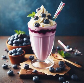 Blueberry Milkshake görseli