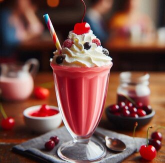 Redberries Milkshake görseli