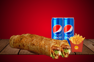 Double Tavuk Döner Menü görseli