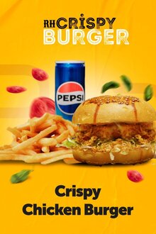 Crispy Chicken Burger Menü görseli