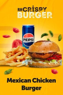 Mexican Chicken Burger Menü görseli