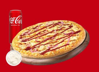 Büyük Boston Pizza & Kutu İçecek Menü görseli