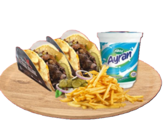 145- 2'Li Tiktaco Menü (Et Döner) görseli