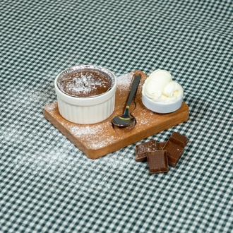 Bitter Çikolatalı Sufle görseli