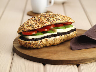 Beyaz Peynirli Sandviç Baget Ekmek görseli