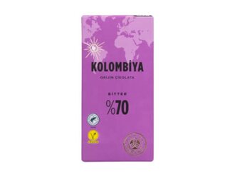 Kolombiya %70 Bitter Orijin Çikolata görseli