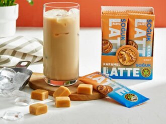 Özel Seri Karamelli Soğuk Caffe Latte Kutulu görseli