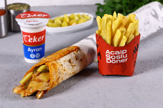 Tavuk Döner Dürüm Menü görseli