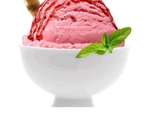 Çilekli Dondurma (1 Kg.) görseli