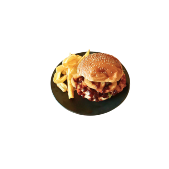 Barbekülü Çıtır Tavuk Burger görseli