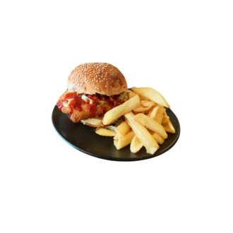 Acılı Çıtır Tavuk Burger görseli
