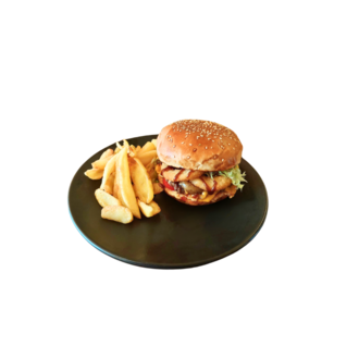 Barbekülü Smash Burger görseli