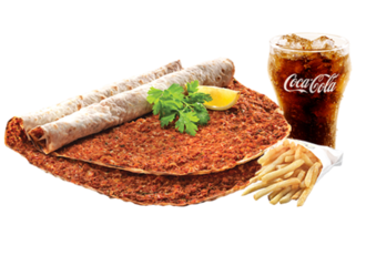 2 Lahmacun Menü 1 Coca Cola 330 Ml görseli