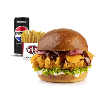 Chicken Bbq Burger Menü görseli