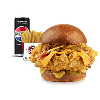 Cheese Crunch Burger Menü görseli