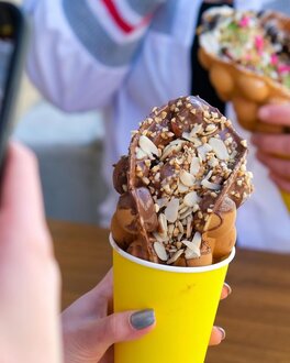 Klasik Bardak Bubble Waffle görseli