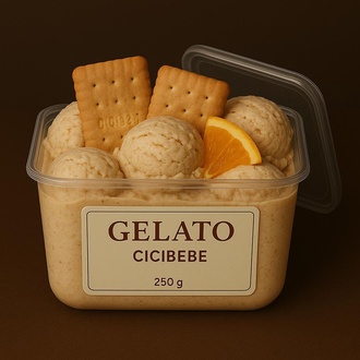 Bebe Bisküvili Gelato Dondurma (250 Gr.) görseli