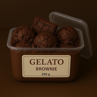 Brownie Gelato Dondurma (250 Gr.) görseli