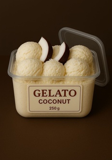 Hindistan Cevizli Gelato Dondurma (250 Gr.) görseli