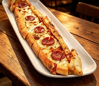 Kaşarlı Sucuklu Karadeniz Pidesi görseli