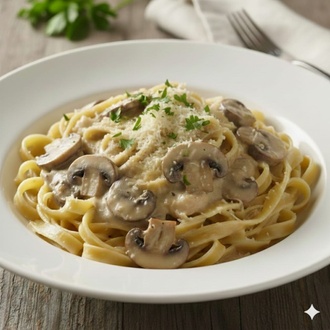 Fettucini Kremalı Mantarlı görseli