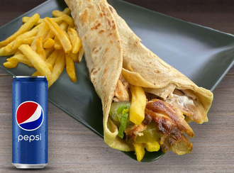 Bazuka Tavuk Döner Dürüm Menü görseli