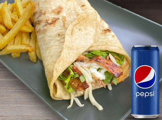 Kaşarlı Tavuk Dürüm Menü görseli