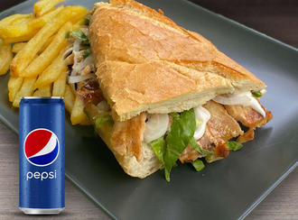 Yarım Ekmek Arası Tavuk Döner Menü görseli