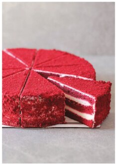 Kırmızı Bahar Neşesi Pasta görseli