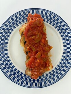 Fırında Sebze Dizme görseli