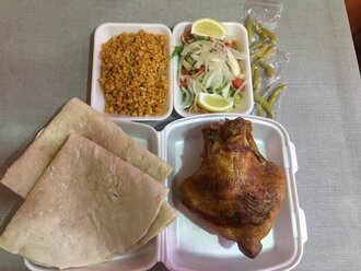 Kızarmış Tavuk (Bütün) & Salata görseli