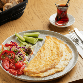 Kaşar Peynirli Omlet görseli