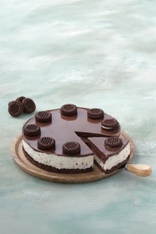 Siyah Bisküvili Cheesecake görseli