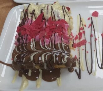Wish Frambuazlı Waffle (Yarım Porsiyon) görseli