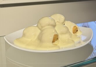 Beyaz Çikolatalı Kıtır Profiterol (24 Adet) görseli