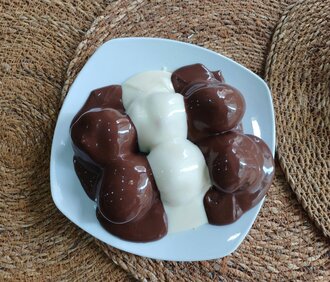 Karışık Çikolatalı Kıtır Profiterol (8 Adet) görseli