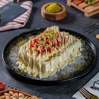 Beyaz Çikolatalı Waffle (Büyük Hamur) görseli