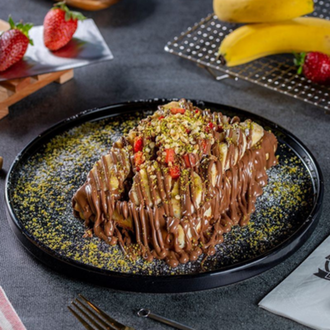 Sütlü Çikolatalı Waffle (Küçük Hamur) görseli