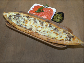 Kavurmalı Kaşarlı Pide görseli