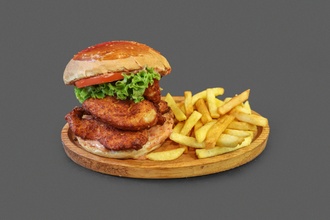Double Çıtır Tavuk&nbsp;burger görseli