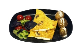 Kaşarlı Mantarlı Omlet (210 Kcal.) görseli