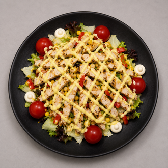 Izgara Tavuklu Fit Salata görseli