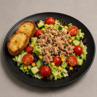 Zeytinyağlı Ton Balıklı Salata görseli