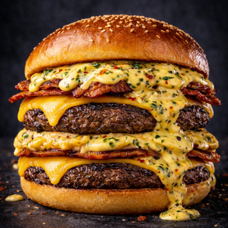 Double Cafe De Paris Burger görseli